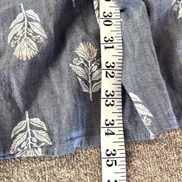 ⭐️Old Navy,Iconic Puff-Sleeve,Smocked Embroidered,Tiered,Mini Swing-Dress,Size M - Picture 13 of 15